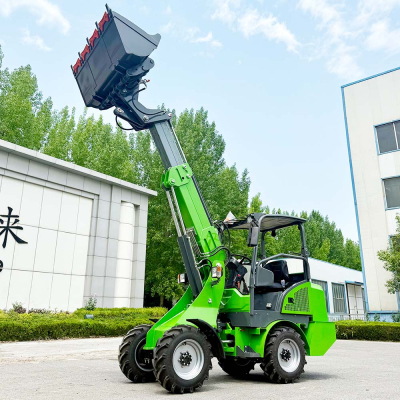 Caricatore frontale elettrico per trattorino da giardino