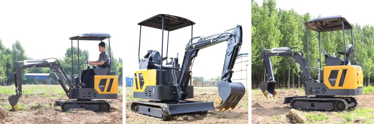 Escavatore da 1,7 tonnellate