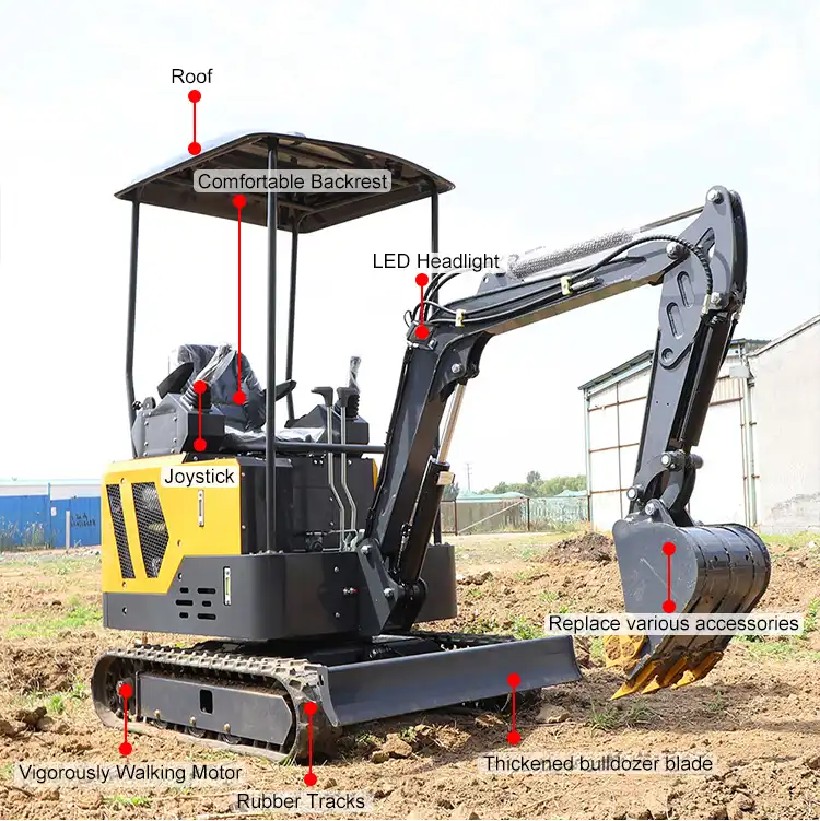Escavatore da 1,7 tonnellate