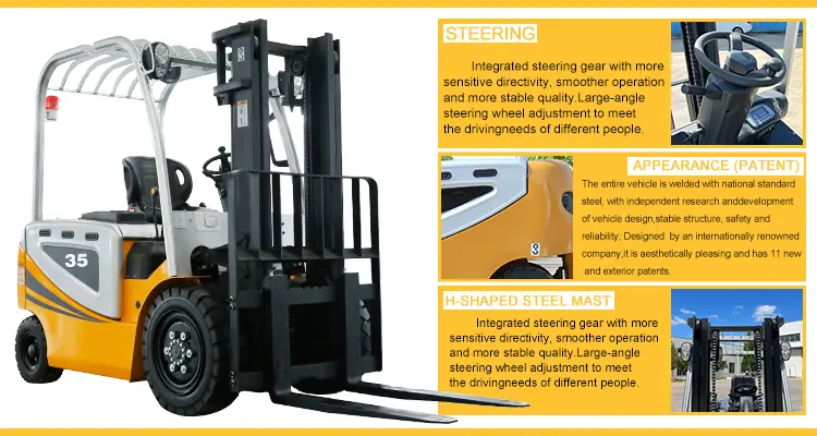 Carrello elevatore elettrico da 2 tonnellate